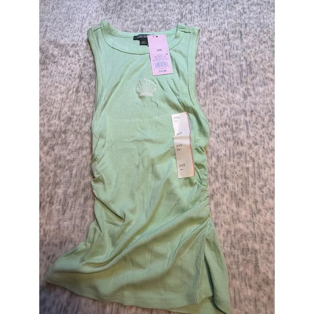 Wild Fable Womens XXS Ribbed Knit Tank and tee bundle 5‎ piece lot - Picture 6 of 11